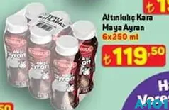 ALTINKILIÇ KARA MAYA AYRAN 6X250 ML fiyat ve kampanya bilgisi
